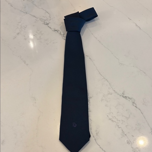 Dior Blue Elegant Slim-Cut Tie - Picture 1 of 4
